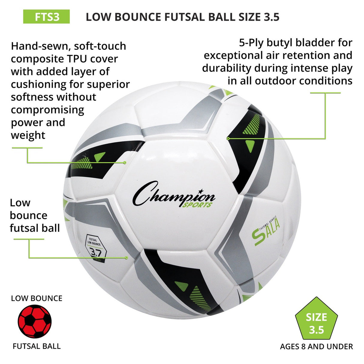 Champion Sports FUTSAL BALL