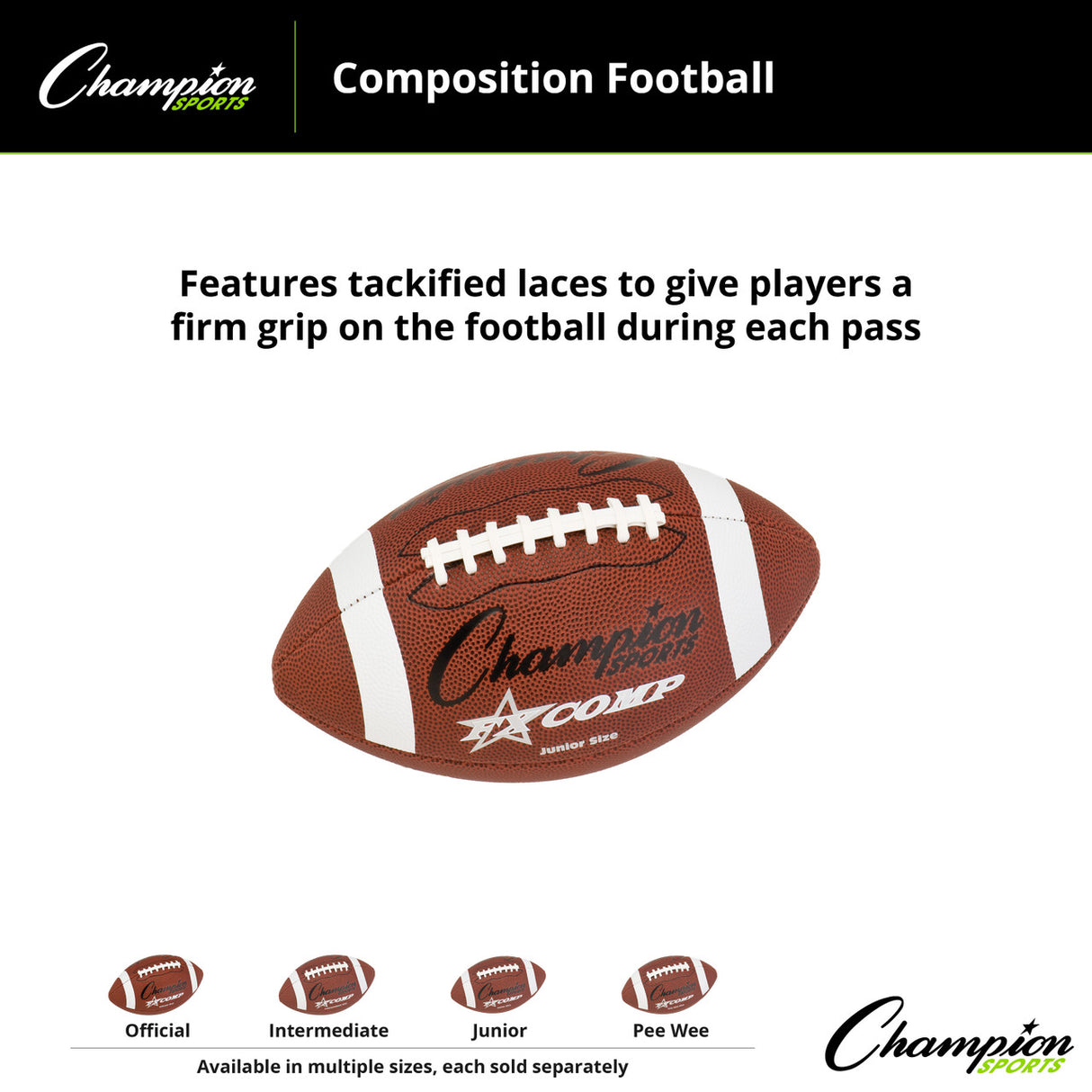 Champion Sports COMPOSITION FOOTBALL OFFICIAL