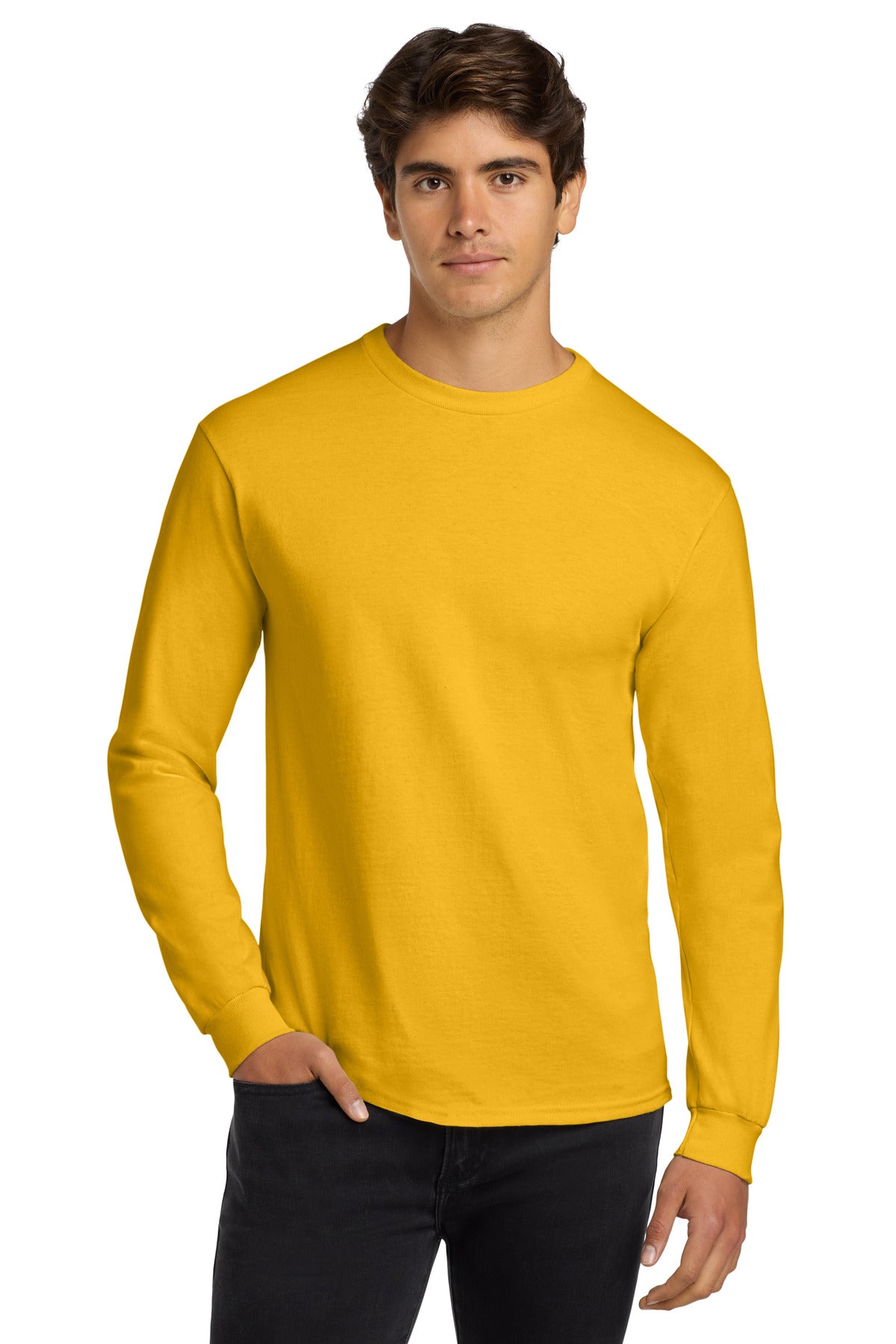 Gildan - Ultra Cotton 100% US Cotton Long Sleeve T-Shirt. G2400 - Gildan G2400