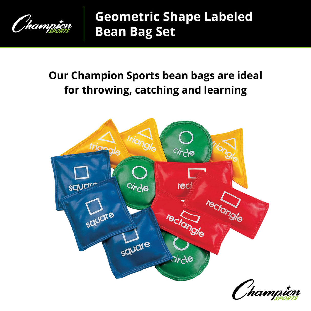Champion Sports GEOMETRIC BEAN BAG SET