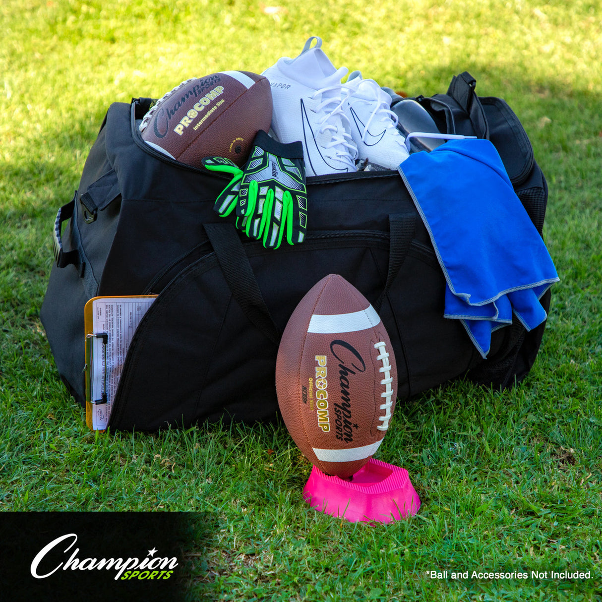 Champion Sports GROUND ZERO KICK-OFF TEE 1" BLACK