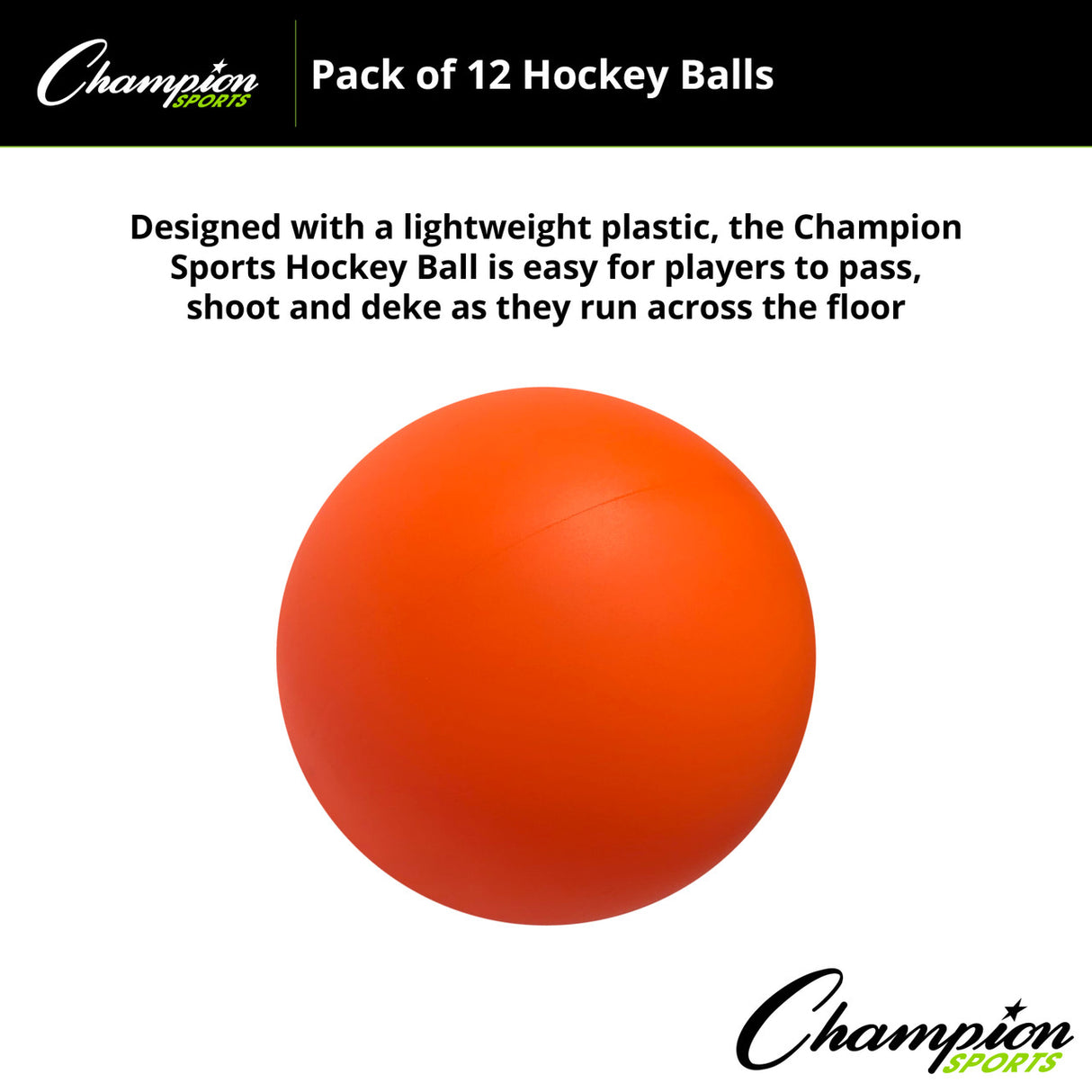 Champion Sports HOCKEY BALL
