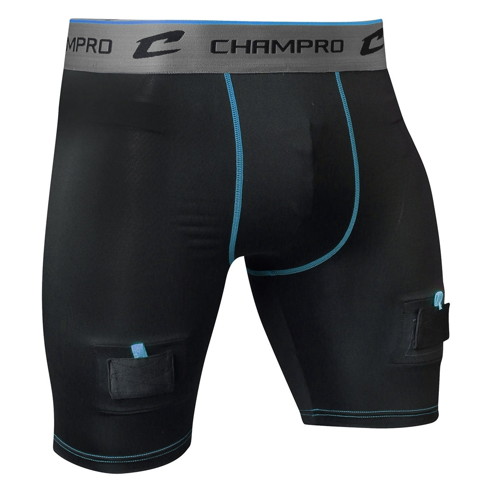 Champro CREASE Poly/Spandex Hockey Jock | Champro HCC1 Champro BLACK S