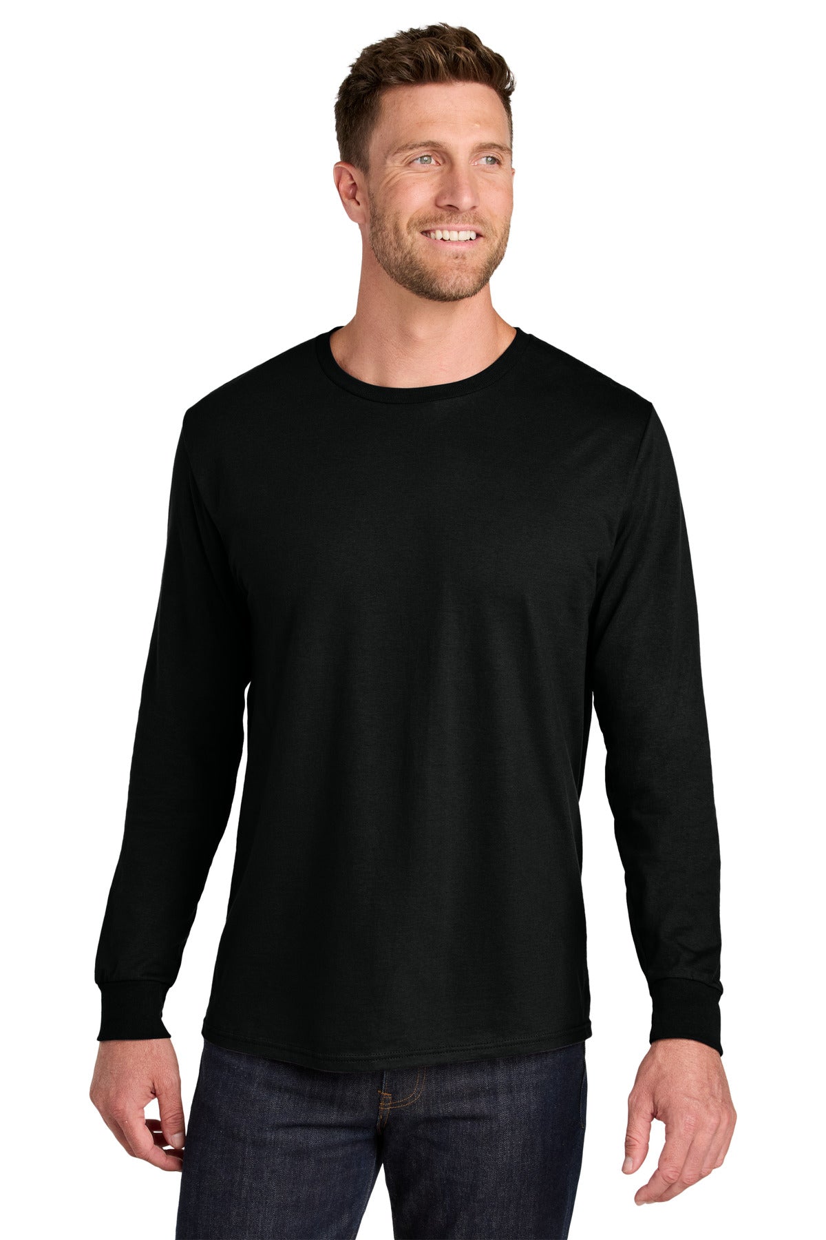 Jerzees Ultimate ™ Unisex Ring Spun Long Sleeve T-Shirt IC46L - Jerzees IC46L
