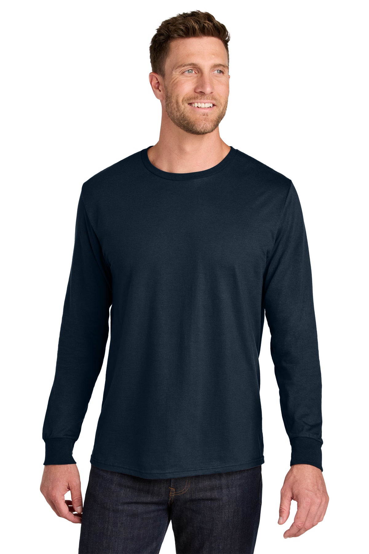 Jerzees Ultimate ™ Unisex Ring Spun Long Sleeve T-Shirt IC46L - Jerzees IC46L