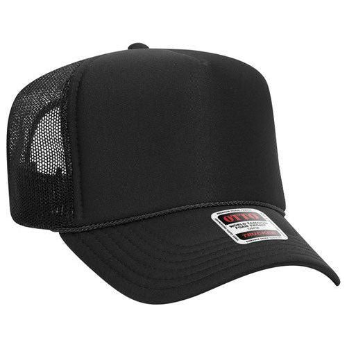 OTTO CAP 5 Panel High Crown Mesh Back Foam Trucker Hat 39-165 Caps OTTO CAP