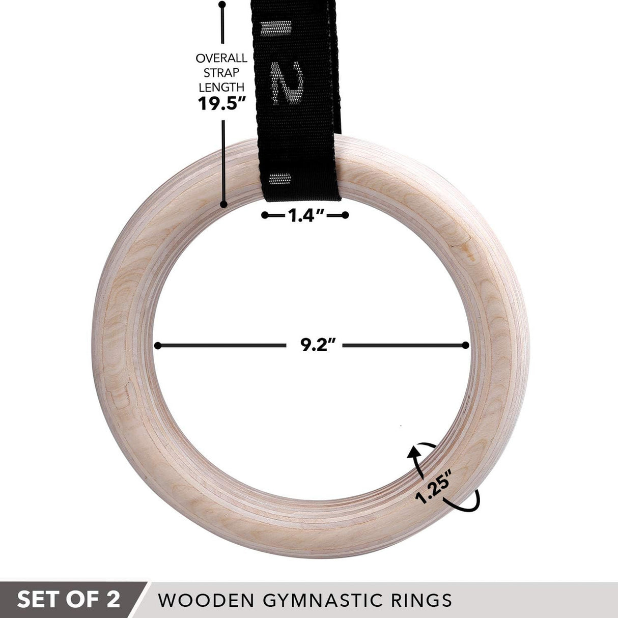 JFIT WOODEN RINGS