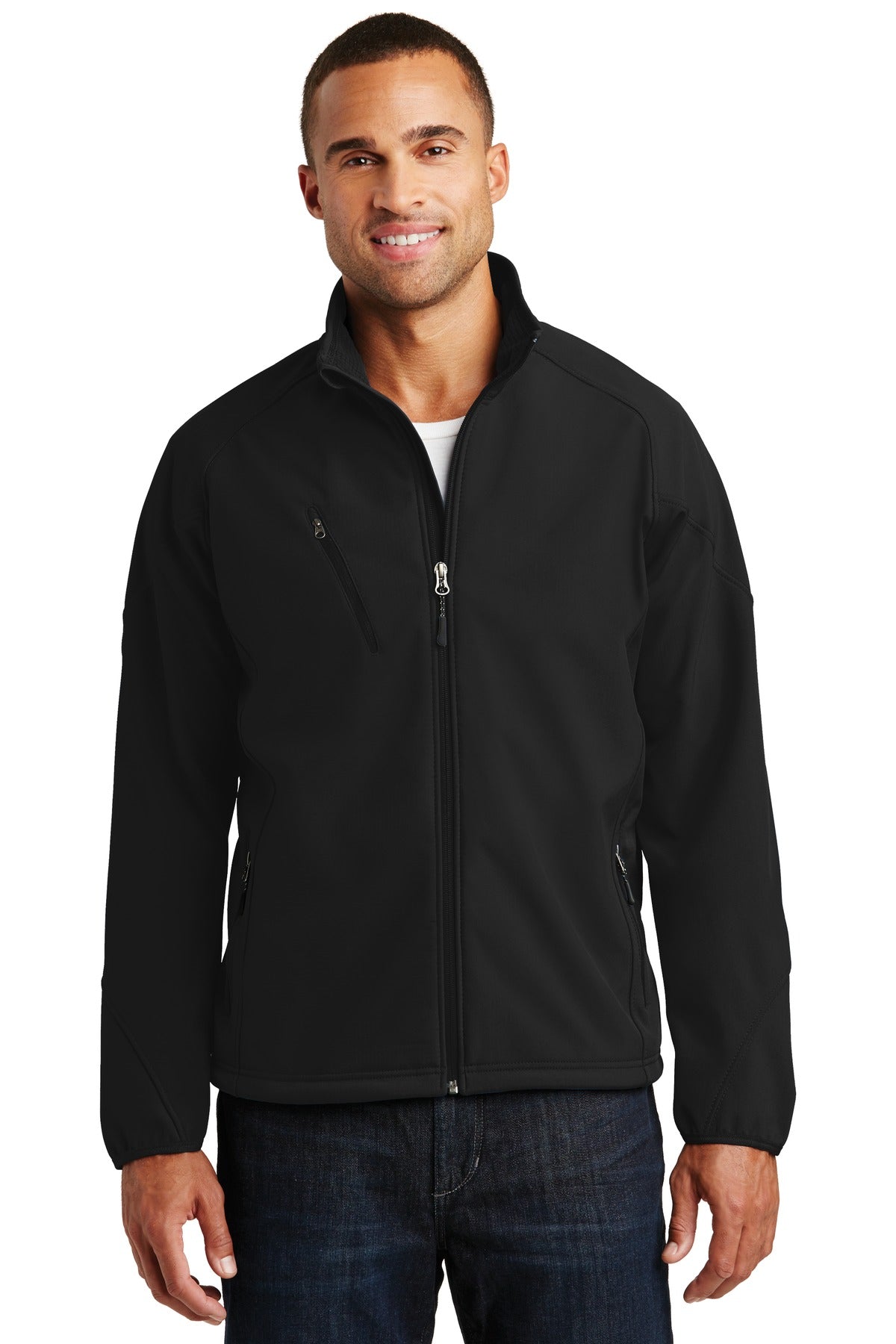 Port Authority ® Textured Soft Shell Jacket. J705 - Port Authority J705