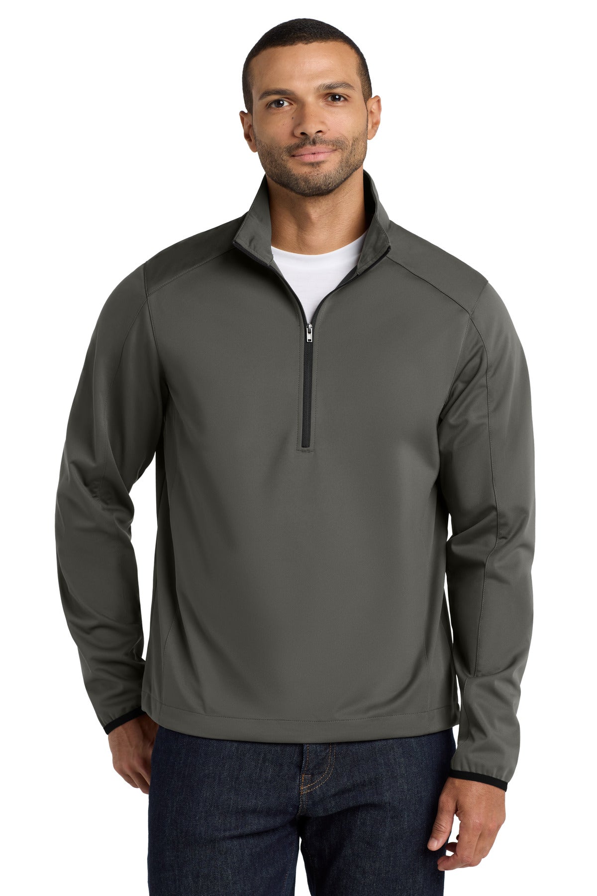 Port Authority J716 Active 1/2-Zip Soft Shell Jacket