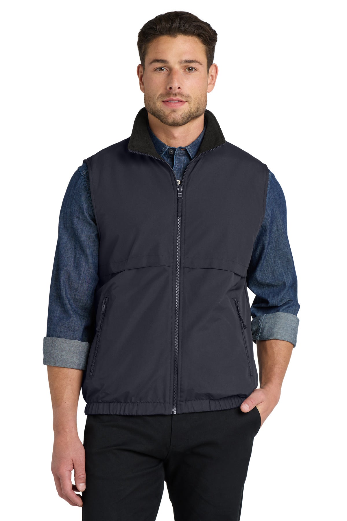 Port Authority ® Reversible Charger Vest. J7490 - Port Authority J7490