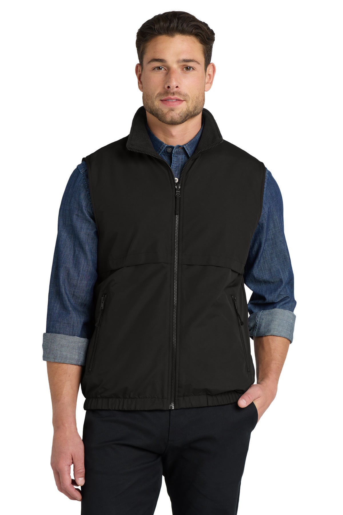 Port Authority ® Reversible Charger Vest. J7490 - Port Authority J7490