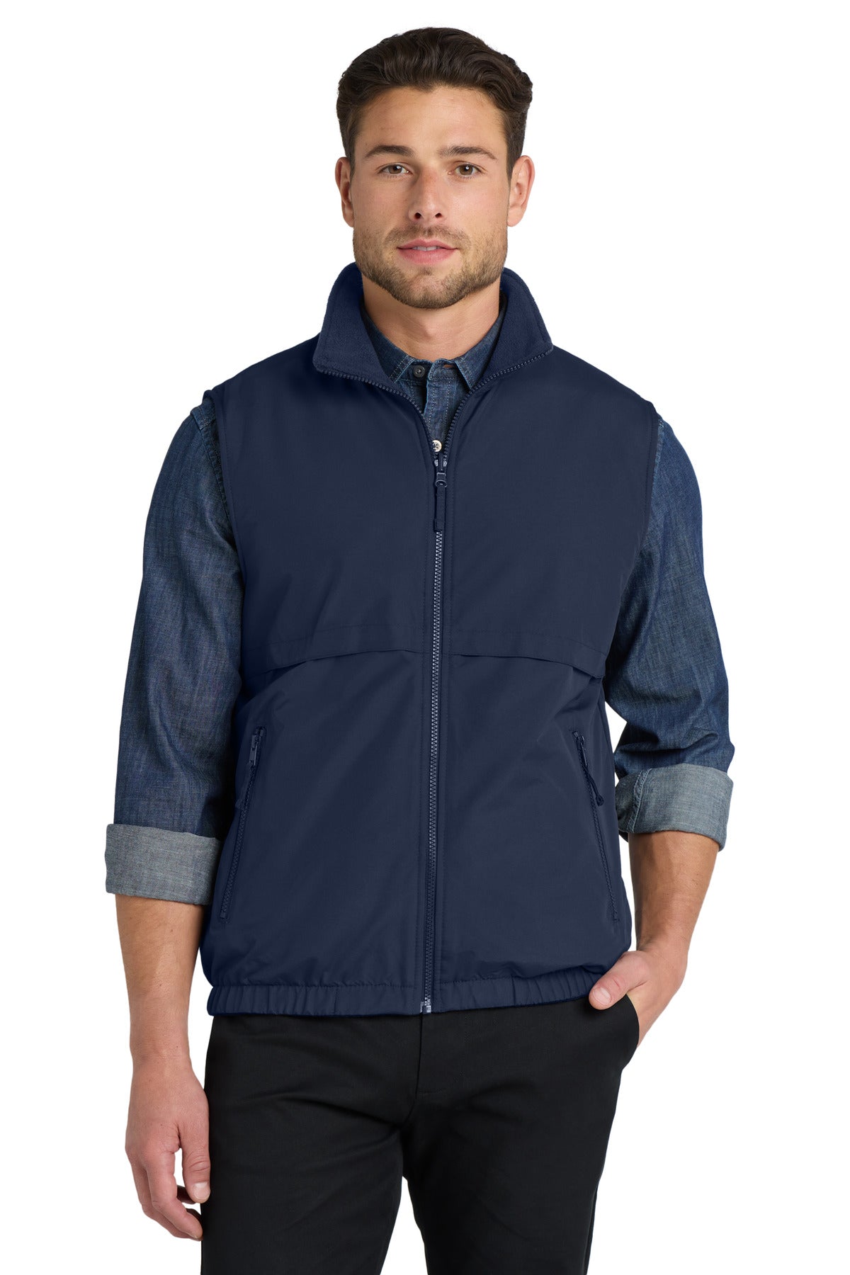 Port Authority ® Reversible Charger Vest. J7490 - Port Authority J7490