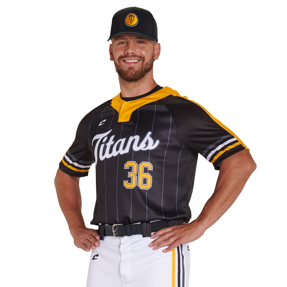 Champro JUICE 2-Button Pro Neck SS Fitted Jersey | Champro JBS20 Champro Standard XS