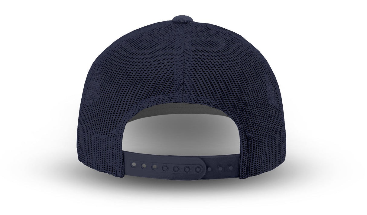 Joe's USA Original Trucker Hat JOE112 - Navy - Angle View 3