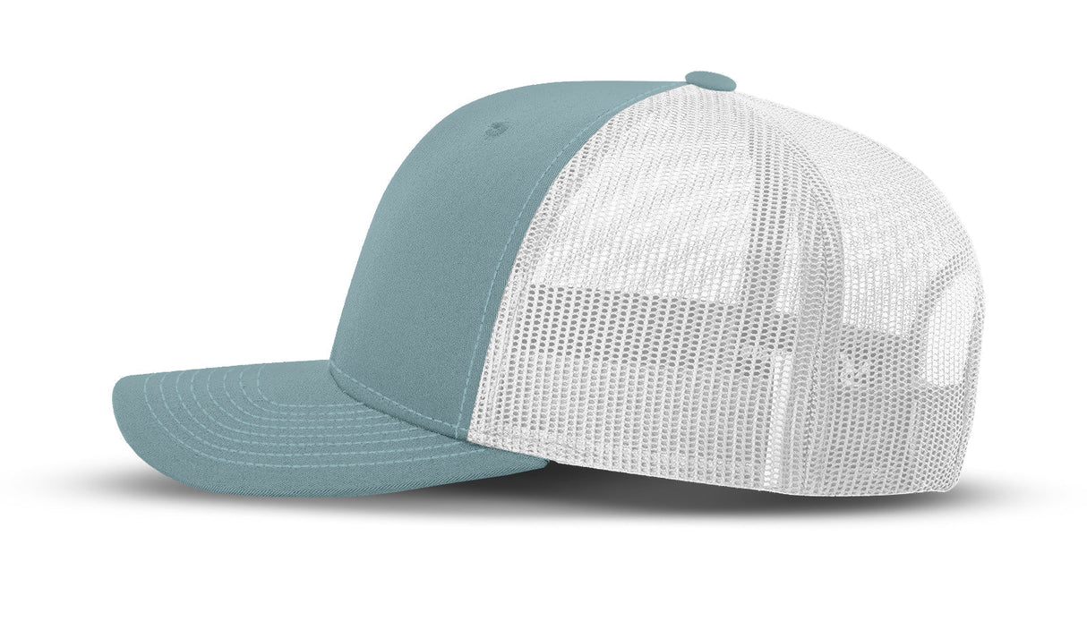 Joe's USA Original Trucker Hat JOE112 - Seafoam/White - Angle View 2