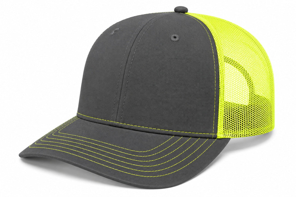 Joe's USA Classic Pro Mesh Trucker Hat | Structured 6-Panel Snapback (JOE112)