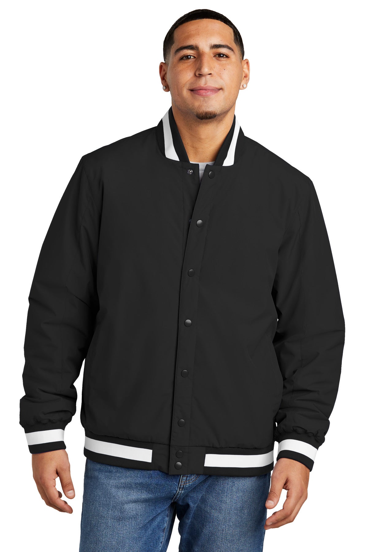 Sport-Tek ® Insulated Varsity Jacket JST58 - Sport-Tek JST58