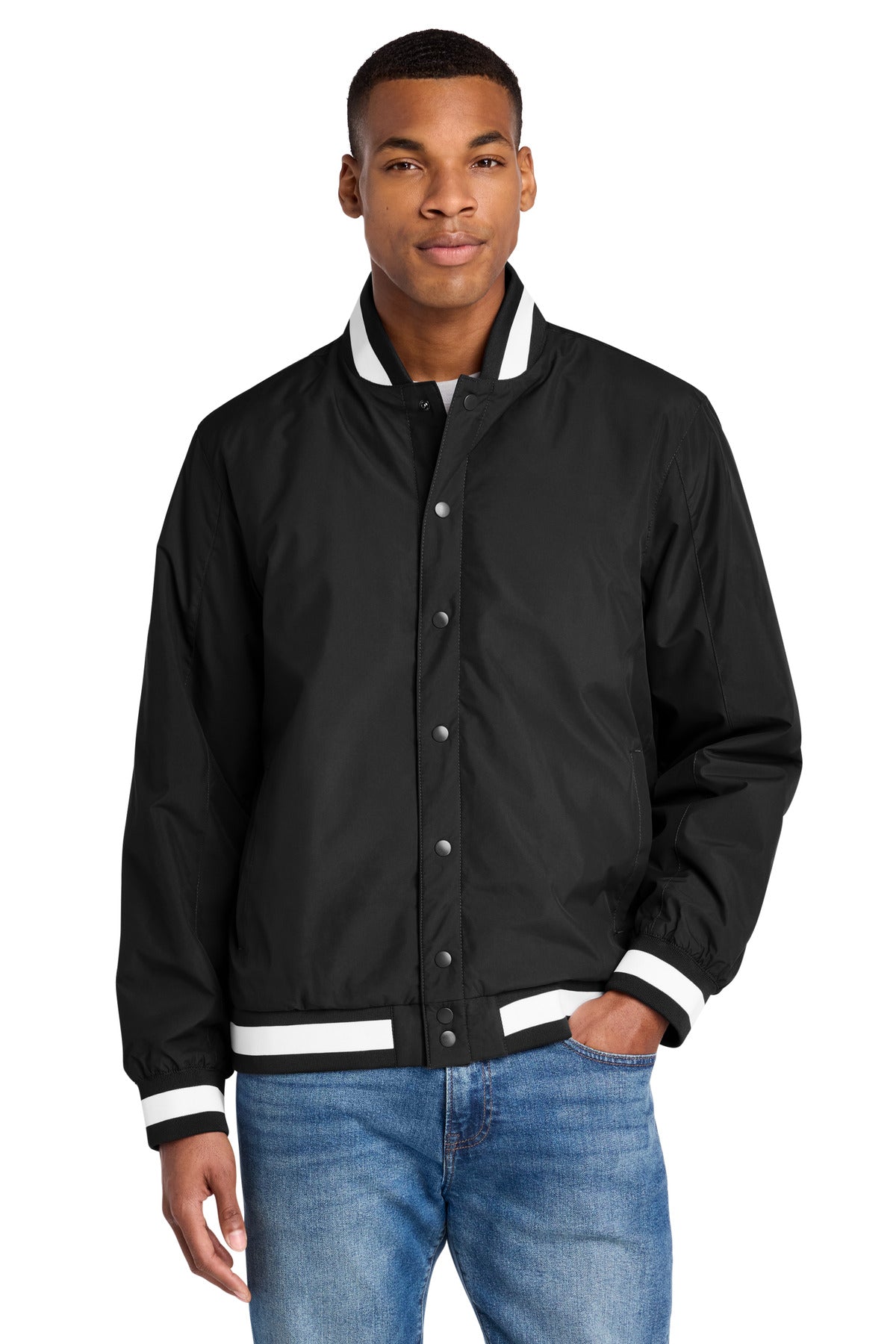 Sport-Tek JST58 Insulated Varsity Jacket