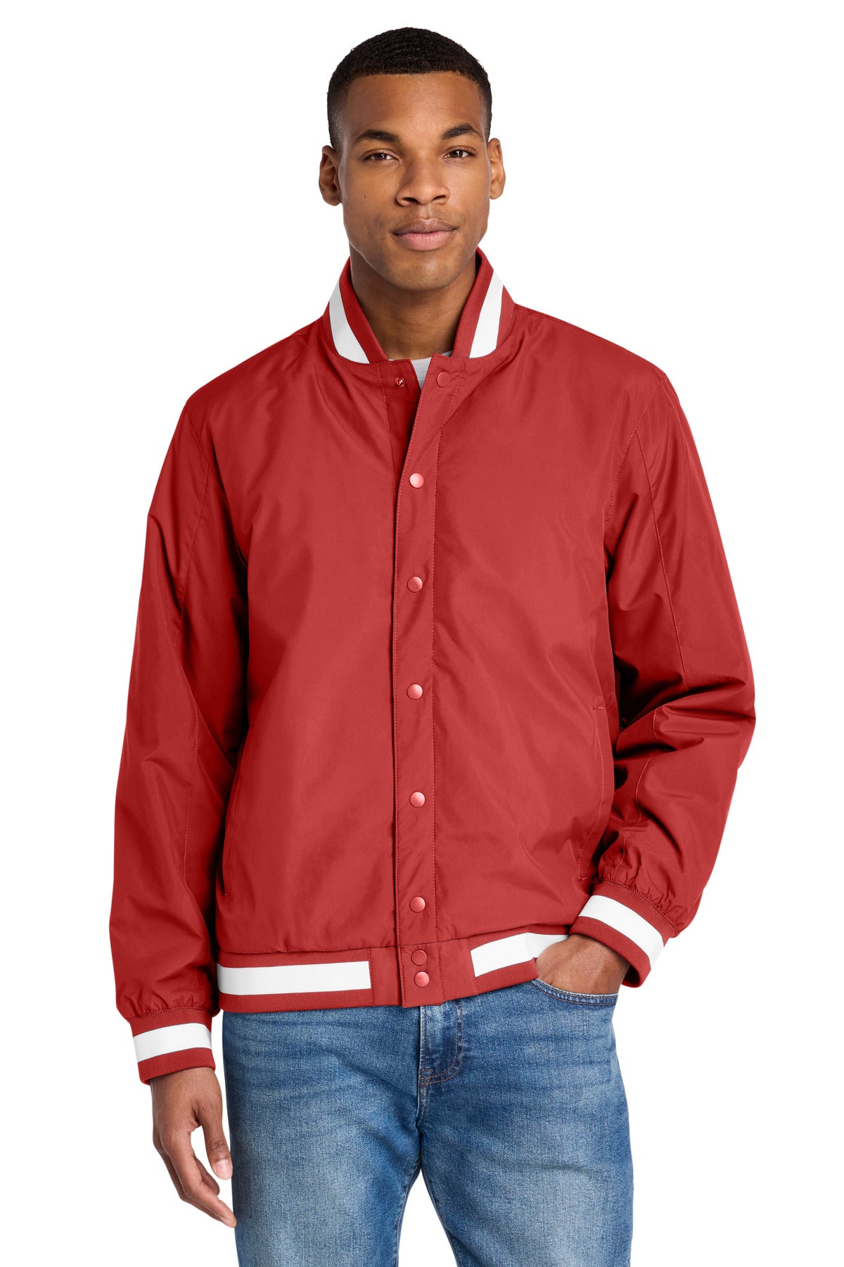 Sport-Tek JST58 Insulated Varsity Jacket