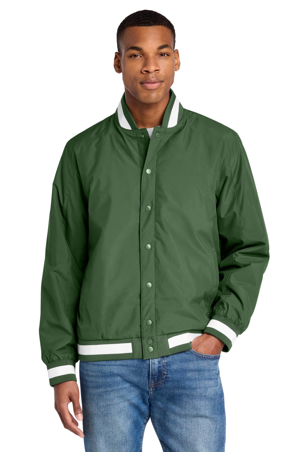 Sport-Tek JST58 Insulated Varsity Jacket