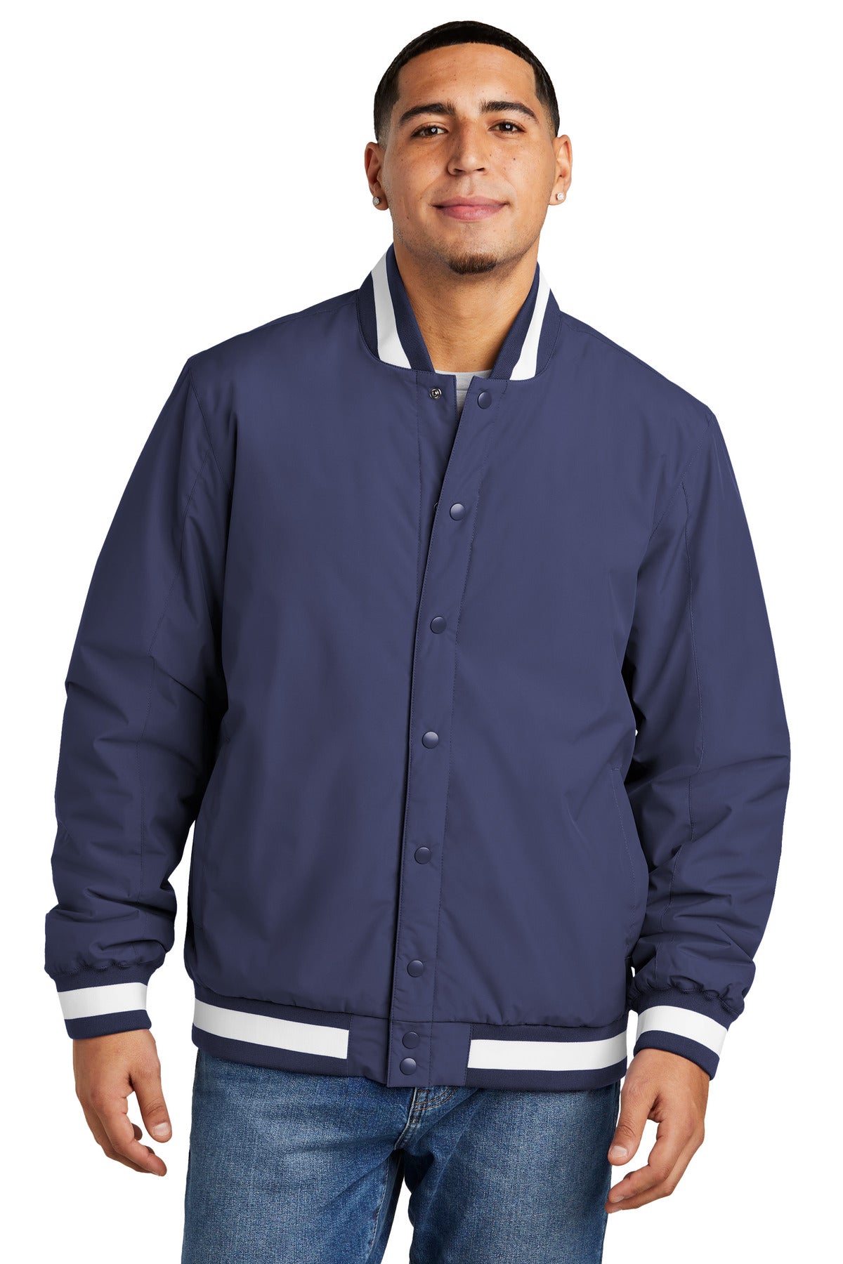 Sport-Tek ® Insulated Varsity Jacket JST58 - Sport-Tek JST58