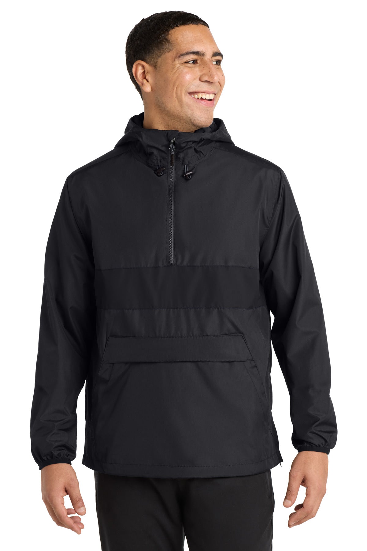 Sport-Tek ® Zipped Pocket Anorak. JST65 - Sport-Tek JST65