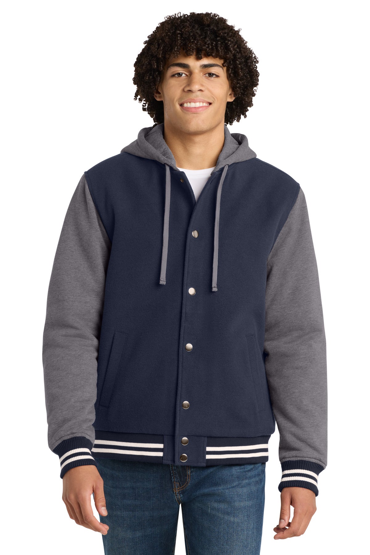 Sport-Tek ® Insulated Letterman Jacket. JST82 - Sport-Tek JST82