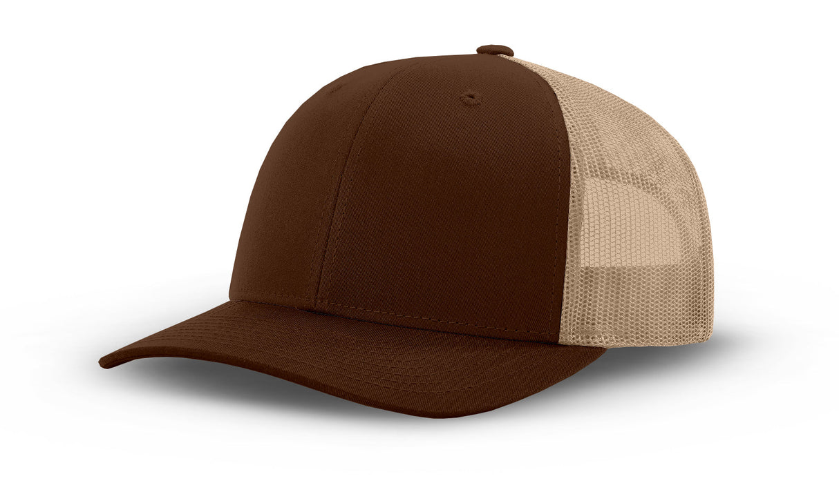 Joe's USA Original Trucker Hat JOE112 - Brown/Khaki - Main View