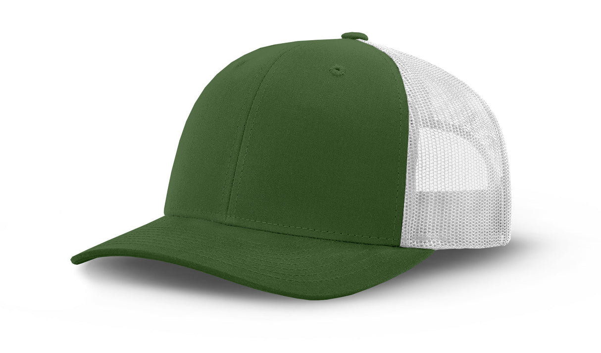 Joe's USA Original Trucker Hat JOE112 - Forest Green/White - Main View