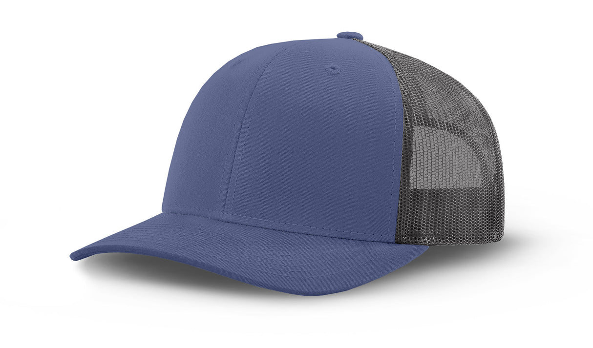 Joe's USA Original Trucker Hat JOE112 - Slate Blue/Charcoal - Main View