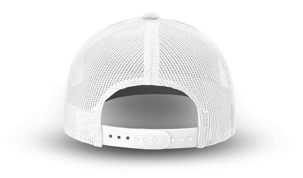 Joe's USA Original Trucker Hat JOE112 - White - Angle View 3
