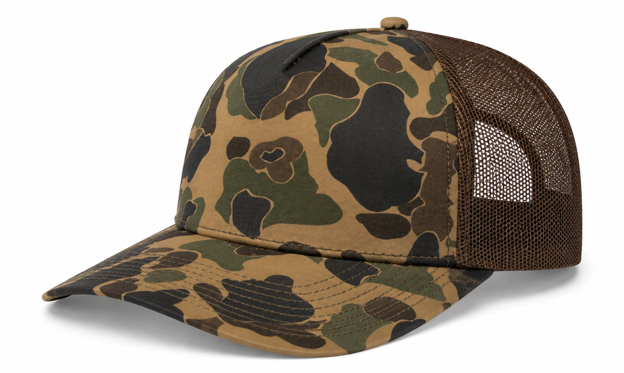 Joe's USA Five-Panel Duck Camo Trucker Cap