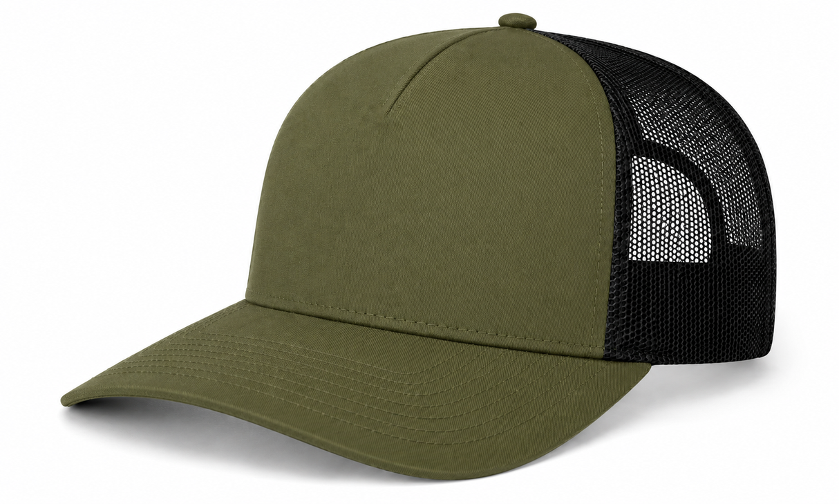 Joe's USA Classic Pro Mesh Trucker Hat | Structured 5-Panel Snapback (JOE112FP)
