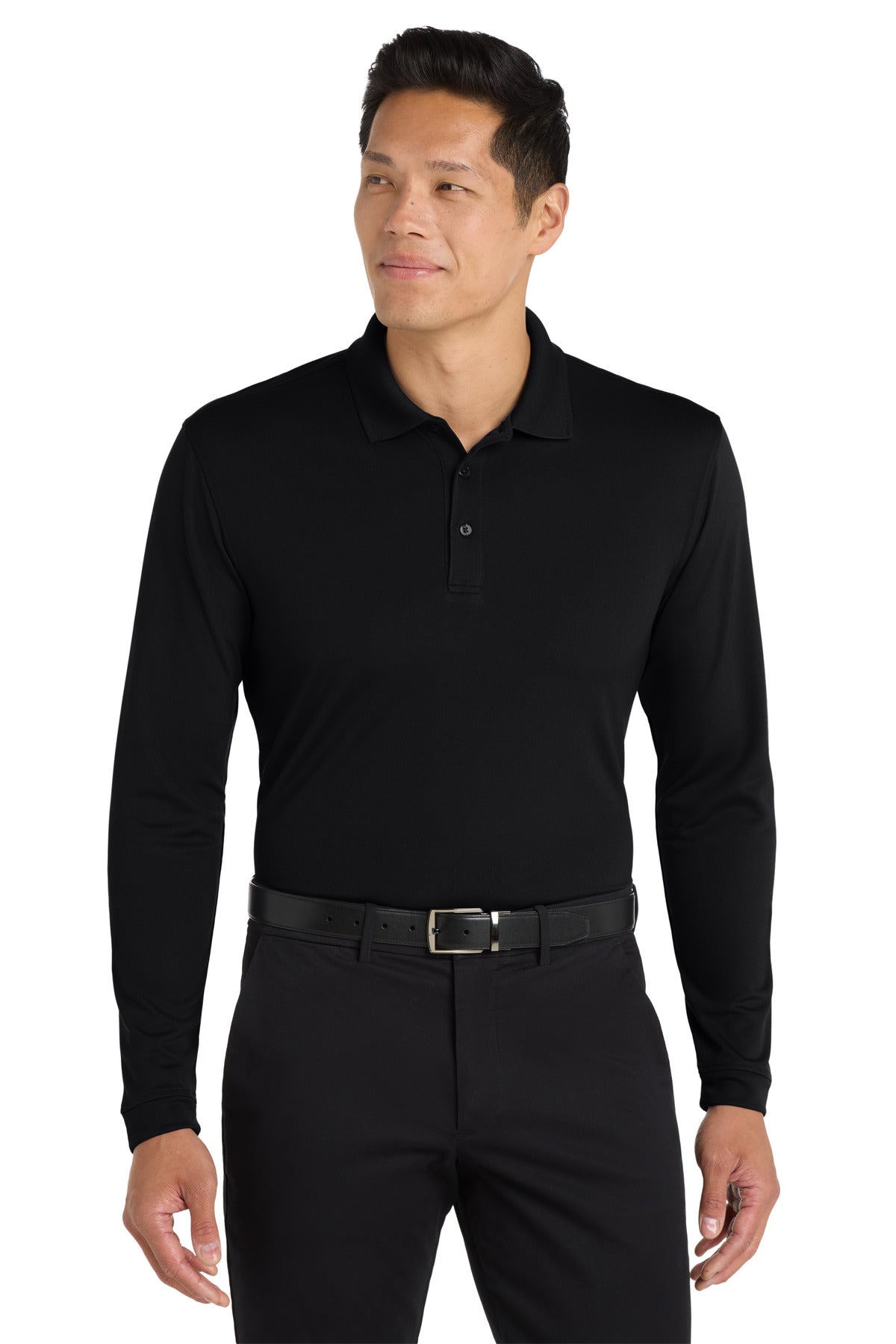 Port Authority K110LS Dry Zone UV Micro-Mesh Long Sleeve Polo | Wholesale
