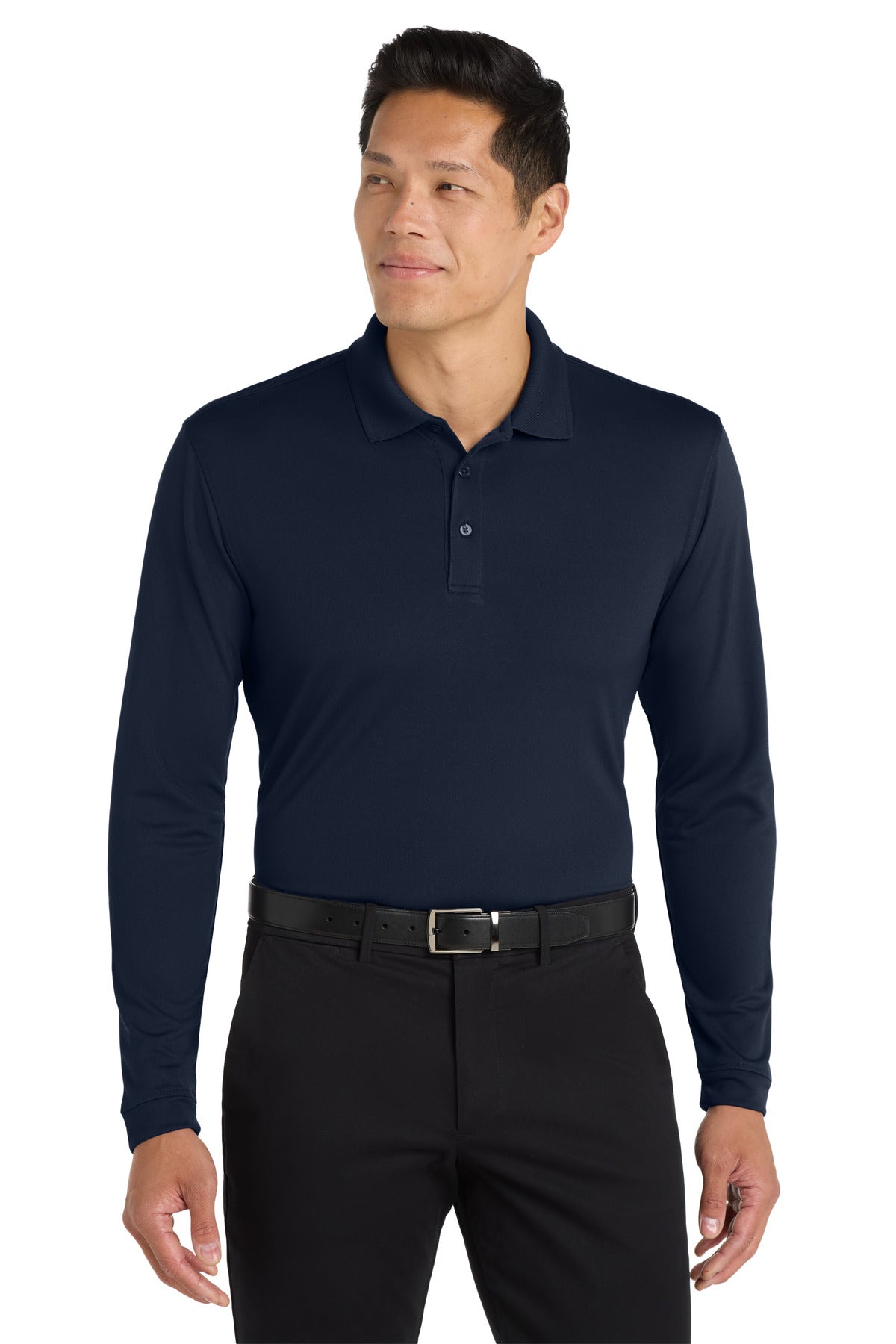 Port Authority ® Dry Zone ® UV Micro-Mesh Long Sleeve Polo K110LS - Port Authority K110LS