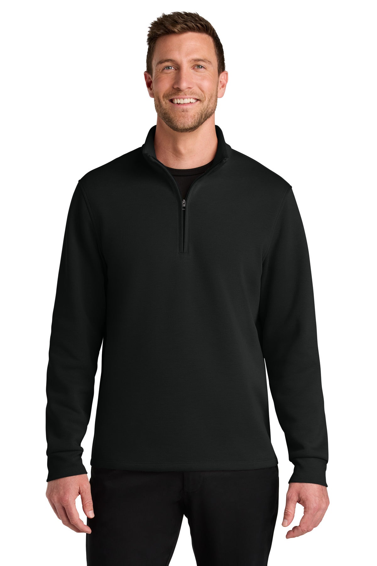 Port Authority K210 Wearever Signature Double Pique 1/4-Zip