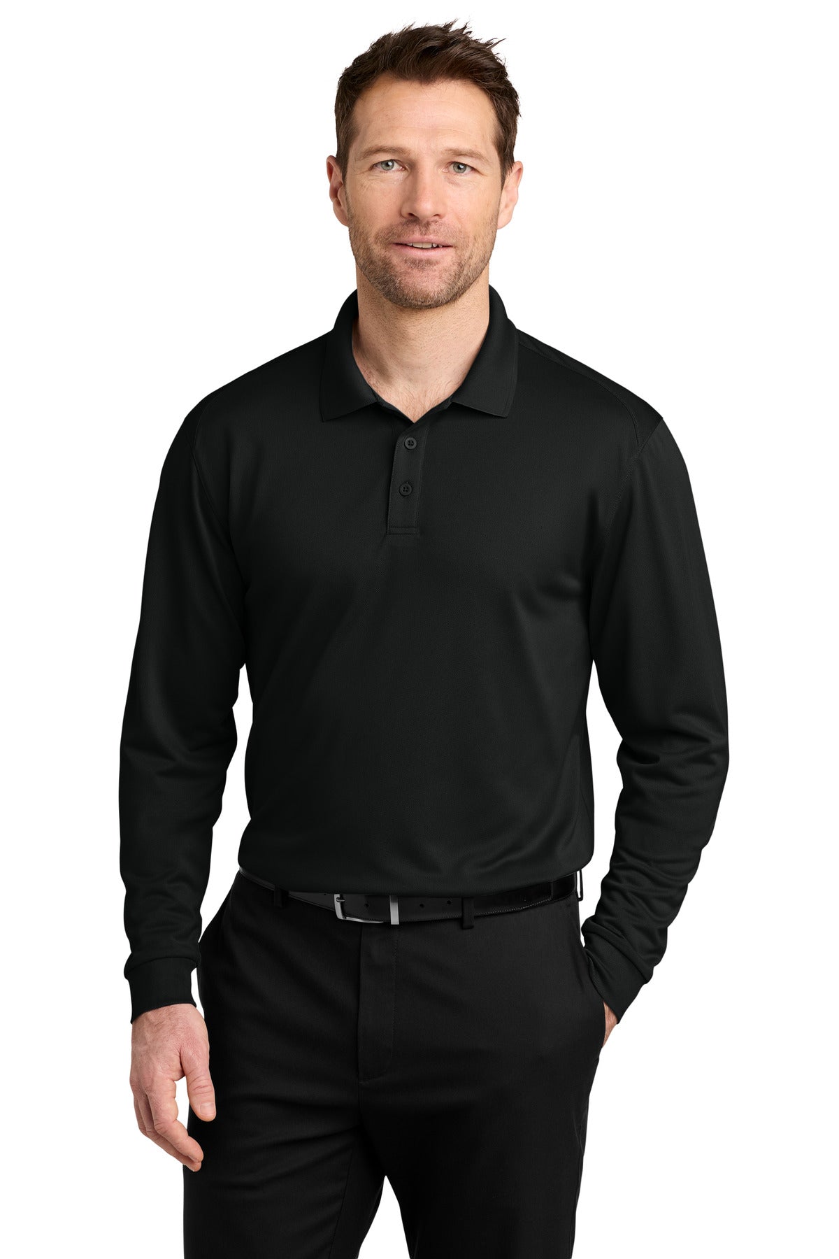 Port Authority K240LS Wearever Performance Pique Long Sleeve Polo