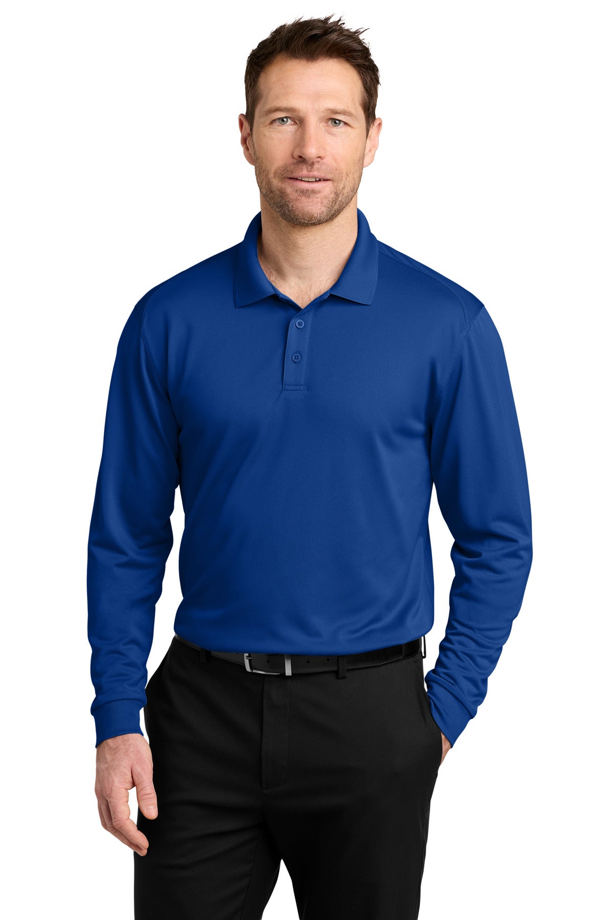 Port Authority K240LS Wearever Performance Pique Long Sleeve Polo