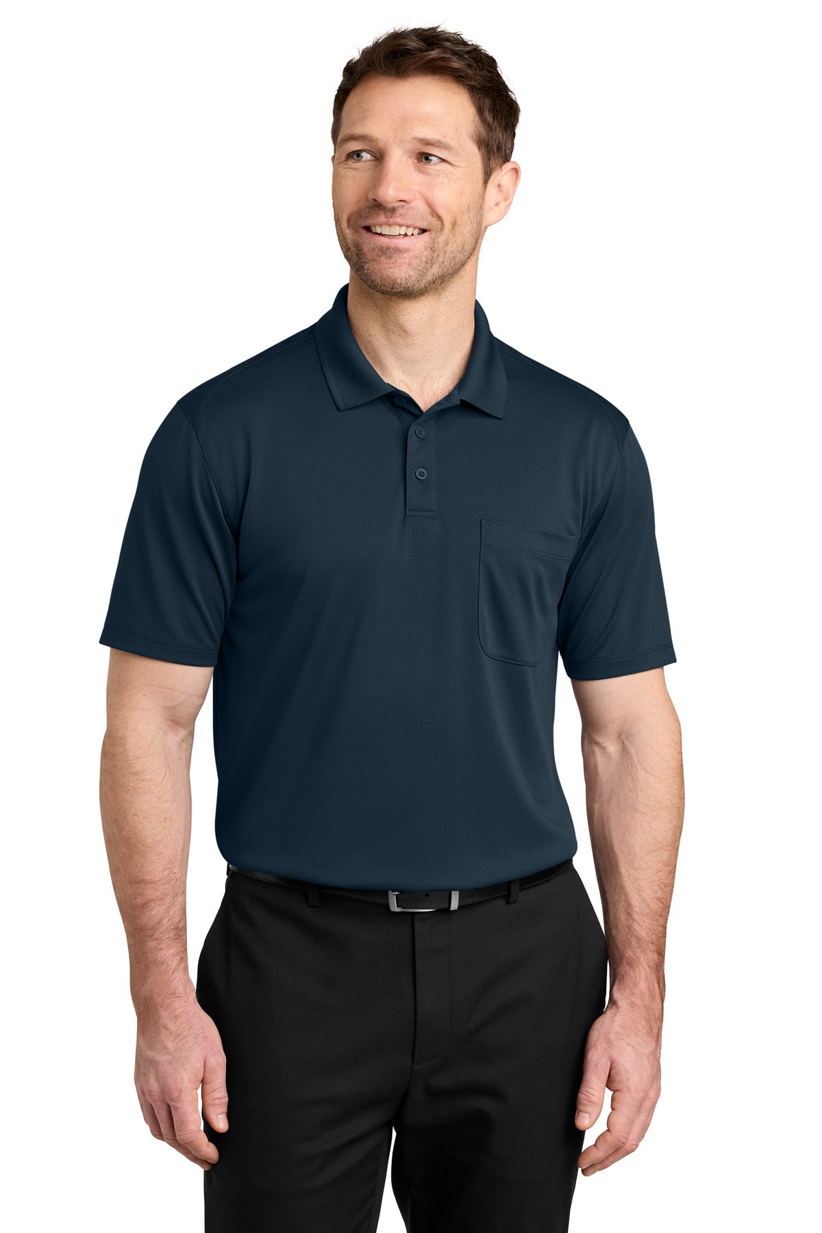 Port Authority K240P Wearever Performance Pique Pocket Polo