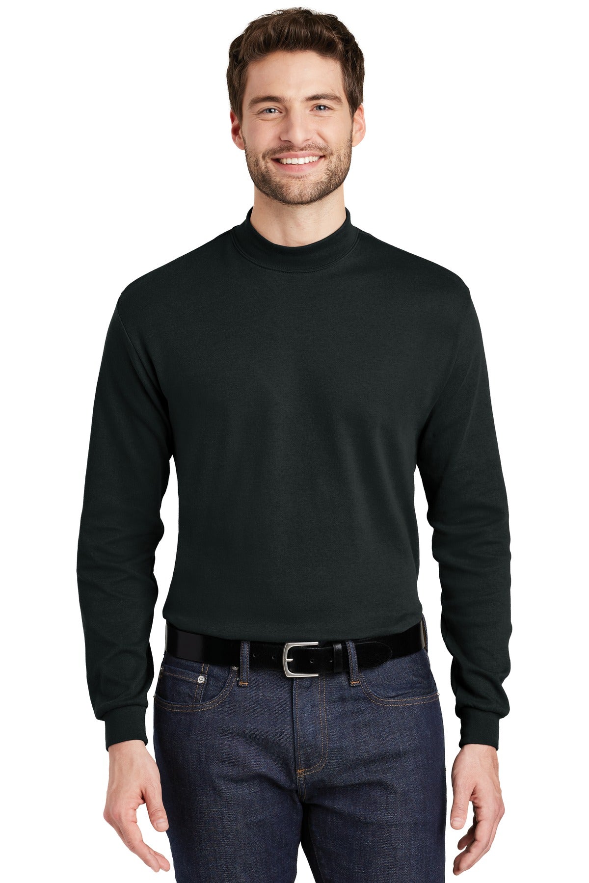 Port Authority ® Interlock Knit Mock Turtleneck. K321 - Port Authority K321