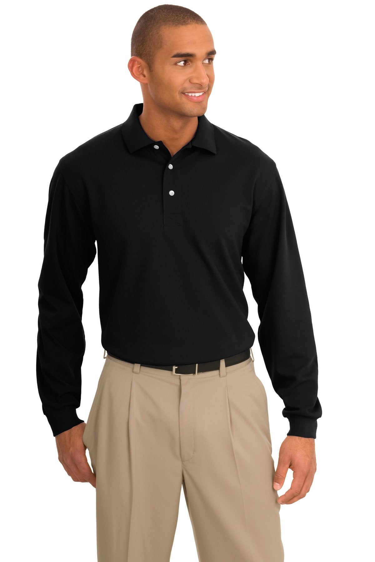 Port Authority ® Rapid Dry™ Long Sleeve Polo. K455LS - Port Authority K455LS