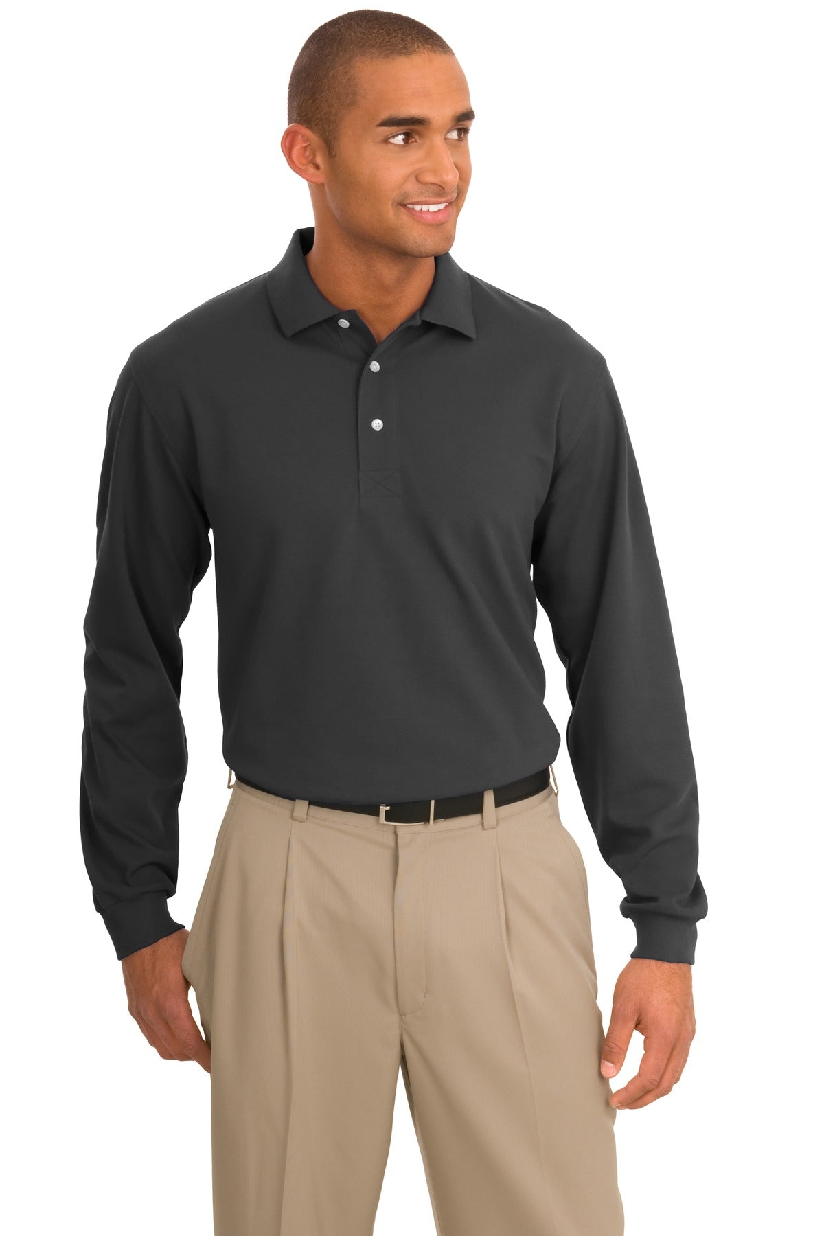 Port Authority ® Rapid Dry™ Long Sleeve Polo. K455LS - Port Authority K455LS