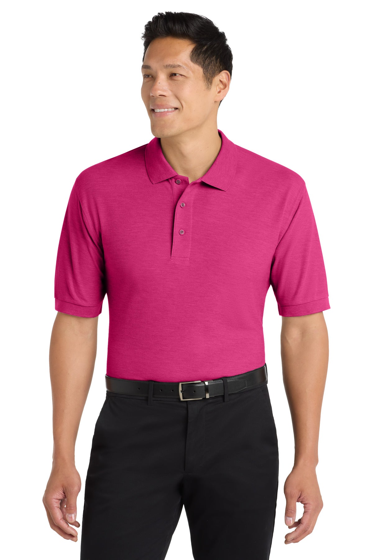 Port Authority K500 Silk Touch Polo 65/35 Poly Cotton Pique Knit