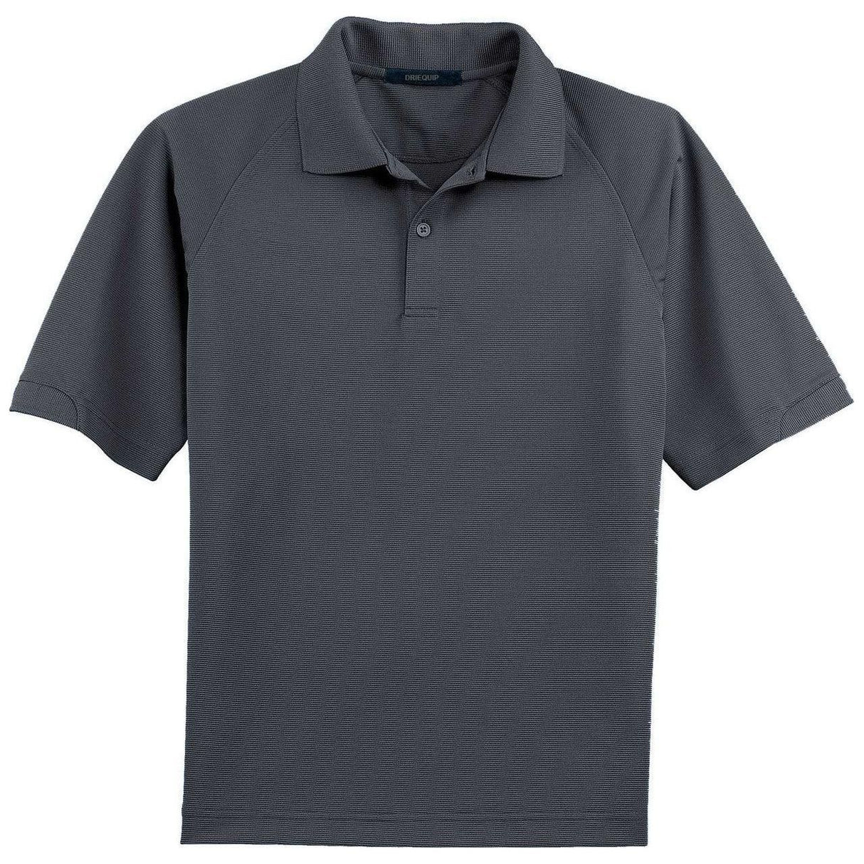 Dri-Equip UV Resistant Honeycomb Texture Polo DRI-EQUIP Graphite X-Small
