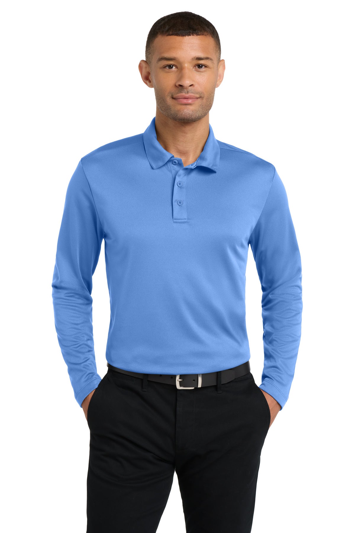 Port Authority ® Silk Touch™ Performance Long Sleeve Polo. K540LS - Port Authority K540LS