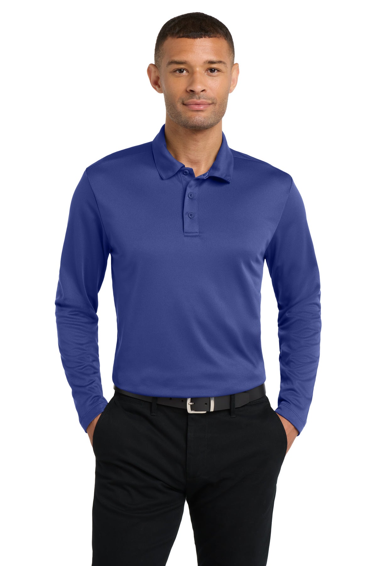 Port Authority ® Silk Touch™ Performance Long Sleeve Polo. K540LS - Port Authority K540LS