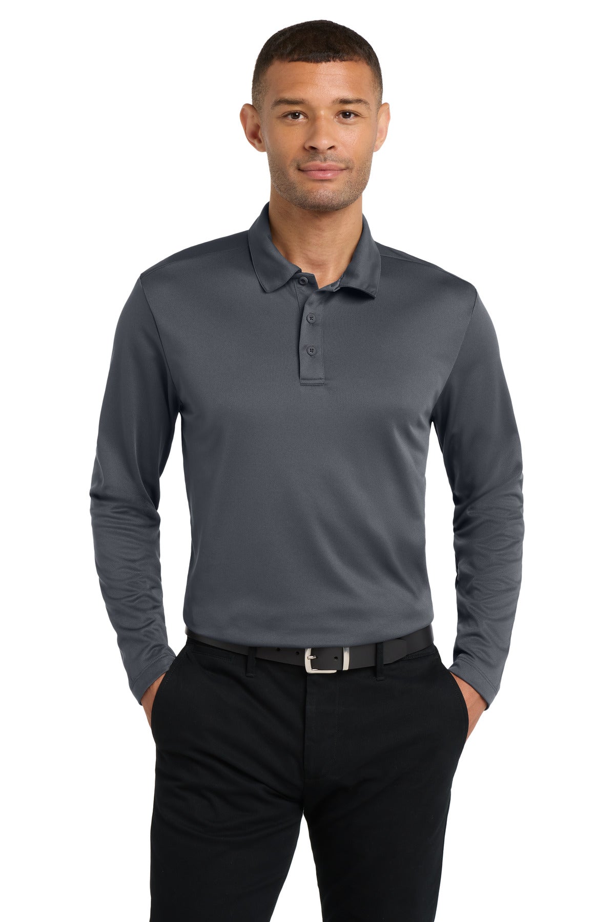 Port Authority ® Silk Touch™ Performance Long Sleeve Polo. K540LS - Port Authority K540LS
