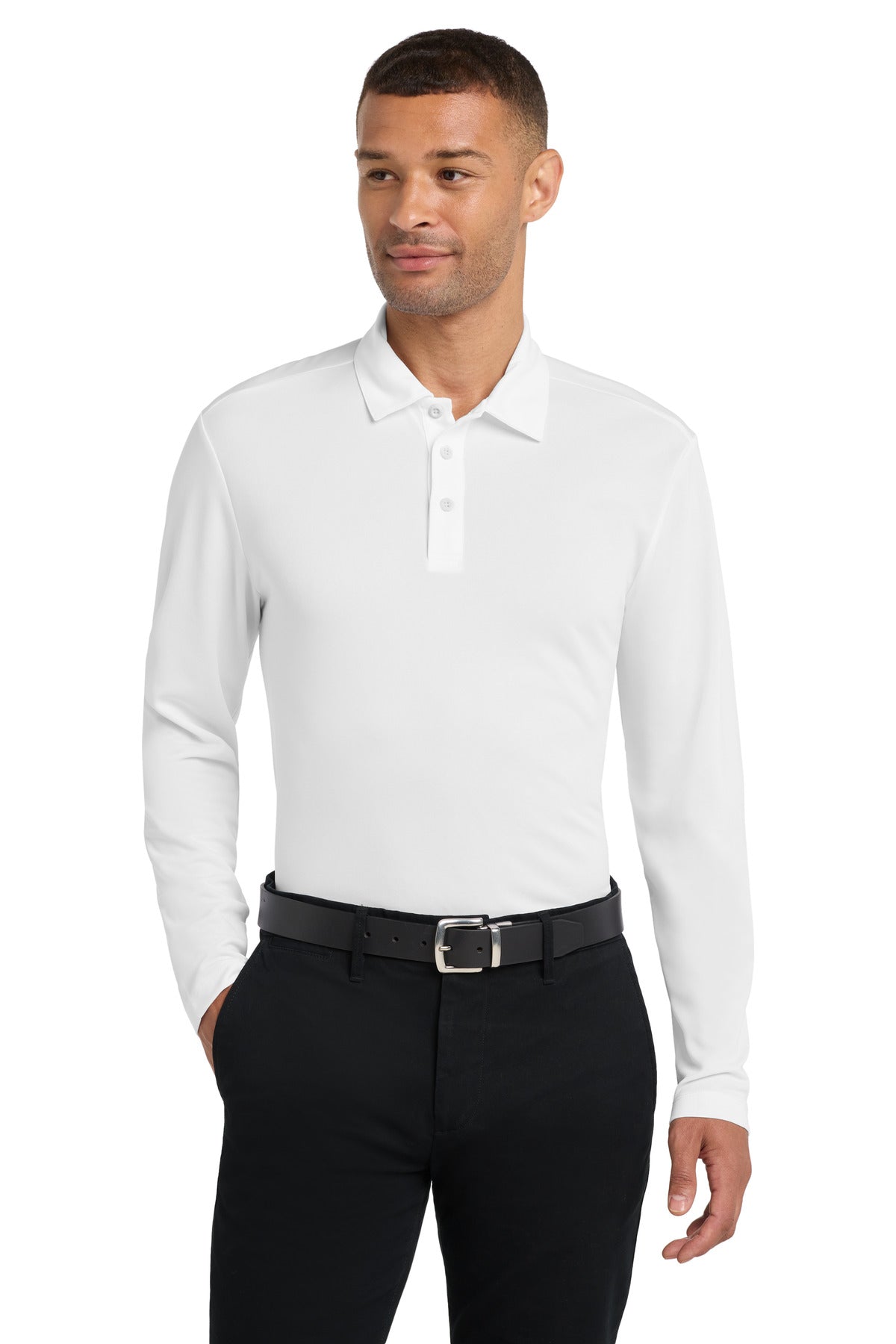 Port Authority ® Silk Touch™ Performance Long Sleeve Polo. K540LS - Port Authority K540LS