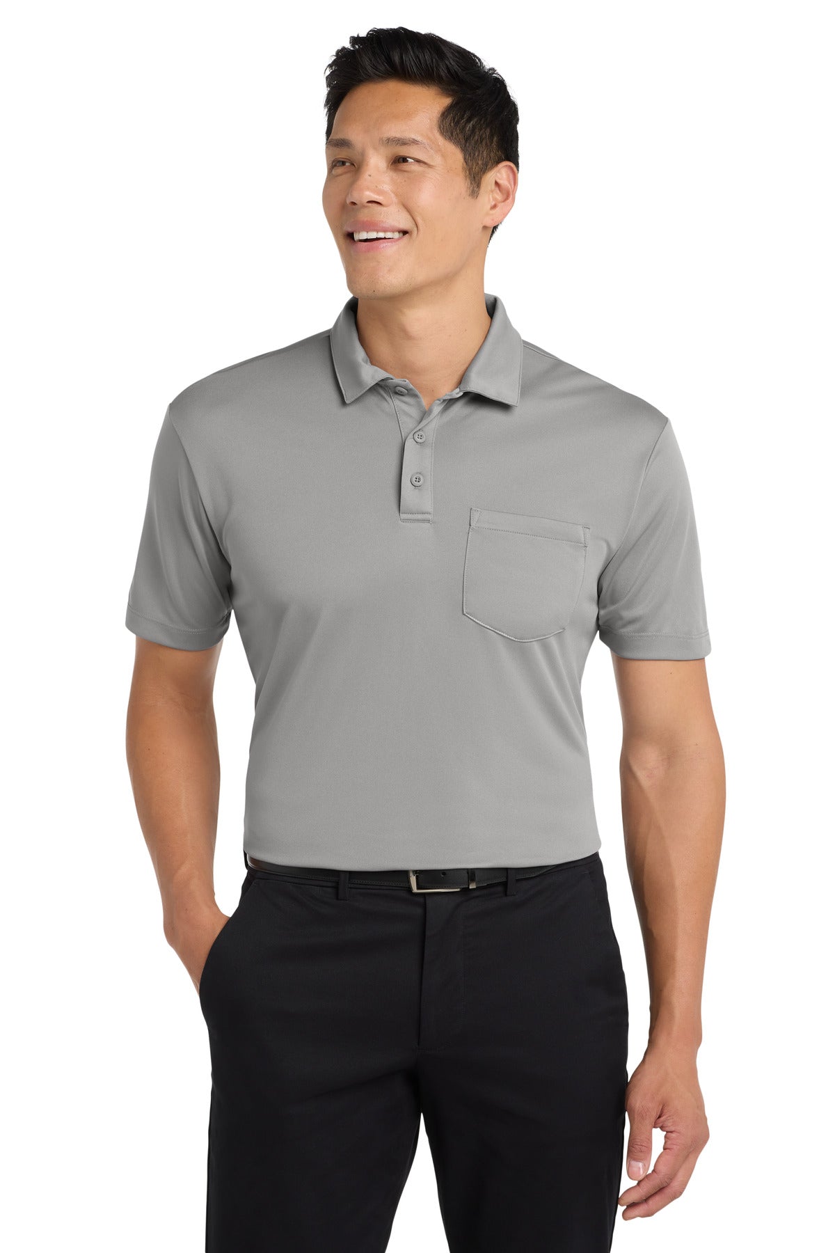 Port Authority K540P Silk Touch Performance Pocket Polo Wholesale Blank