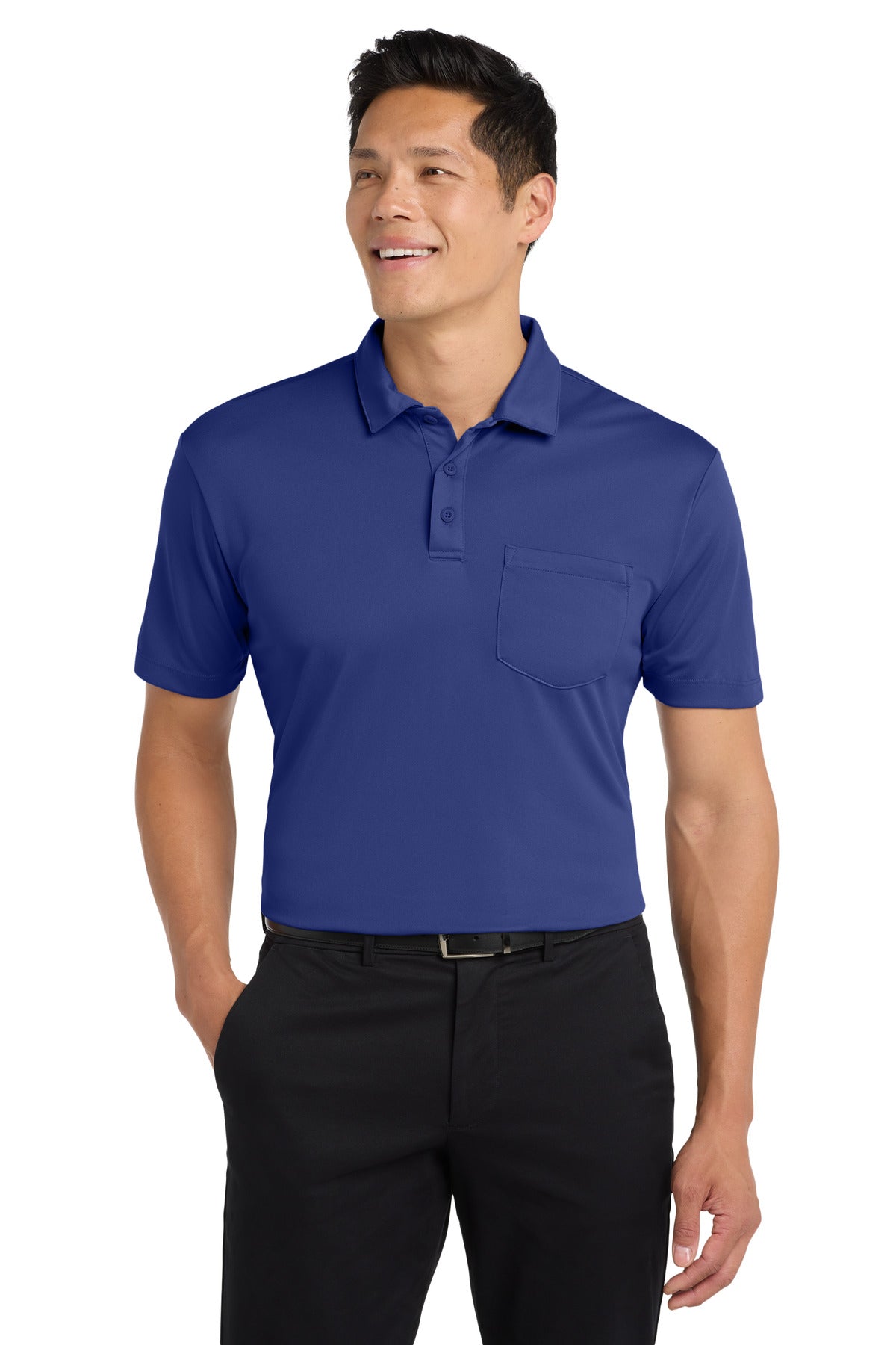 Port Authority K540P Silk Touch Performance Pocket Polo Wholesale Blank